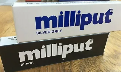 MILLIPUT Two Part Epoxy Putty - White Or Terracota - Sets In 3 - 4 Hours HARD • £7.99
