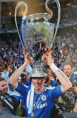 £20 • Buy Fernando Torres Chelsea Europeaan Cup Winners. Signed Photo REDUCED