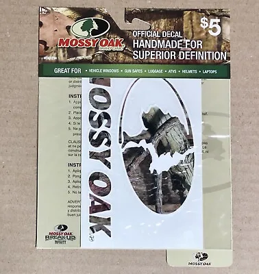 Mossy Oak Camo  6  Official Decal Hunting Vehicle • $3.64