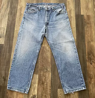 Vintage Levi’s 505 Orange Tab Denim USA Made (40505-0215) Size W35 L26.5 • $79.90