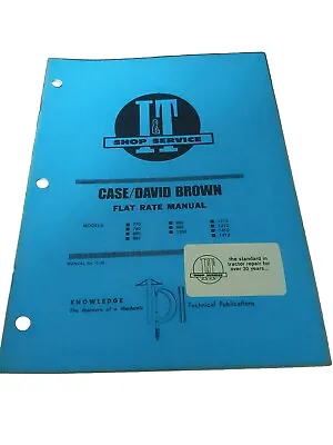Case / David Brown I&T Flat Rate Manual C30 For Models 770 885 990 1200 + More • $24.80