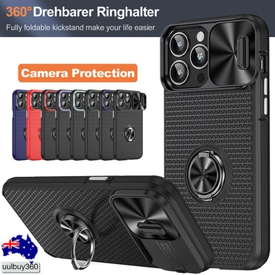 $9.99 • Buy For IPhone 14 13 12 11 Pro Max XS SE 8 7 Plus Case Rugged Shockproof  Ring Cover