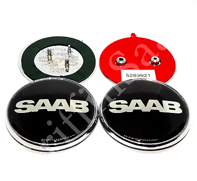 2x Saab Nevs Badge Set 95 9-5 Estate Wagon 98-05 Front Bonnet Rear Boot 5289921 • $40.53