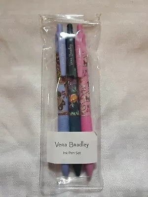 VERA BRADLEY Fall 2023 MEDLEY THREE PIECE INK PEN SET NEW • $6.49