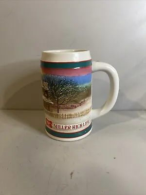 Vintage Miller High Life Holiday Beer Mug Stein  To Be Best Holiday Traditions  • $11