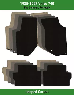 Lloyd Classic Loop Front & Rear Row Carpet Mats For 1985-1992 Volvo 740  • $151.99