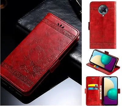 $7.90 • Buy Xiaomi Poco F2 Pro Top Grain Finish Wallet Case Embossed Side Magnet