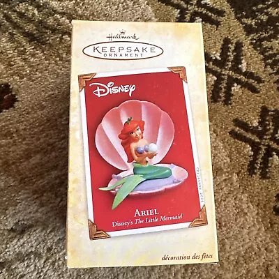 Hallmark Disney 2004 The Little Mermaid Ariel Clam Seashell Ornament With Box • $13.99