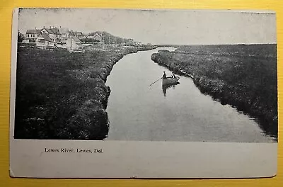 Vintage Postcard Lewes River Lewes DE - Delaware. 1907 • $9.99