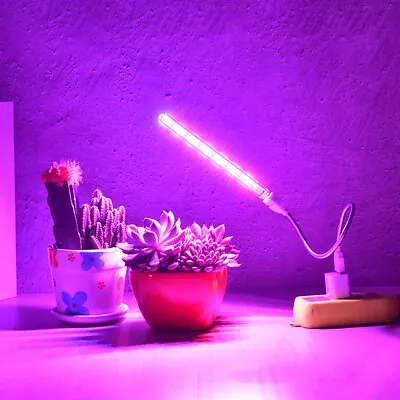 £6.89 • Buy UK 1-4X Mini USB Portable Led Grow Light Lamp For Indoor Hydroponic Plant Flower