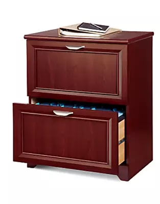 Realspace Magellan 24”W Lateral 2-Drawer File Cabinet 544707 - Classic Cherry • $762.05