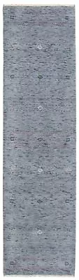 Hand Knotted Gabbeh Carpet 2'8  X 9'8  Traditional Wool Area Rug • $260.40
