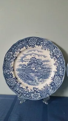 English Village By Salem China Olde Staffordshire Dinner Plate 10  Vintage • $8