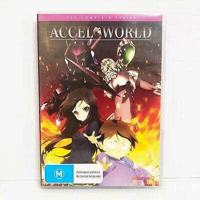 Accel World The Complete Series - Anime DVD - Tested & Working - Free Postage • $48.88