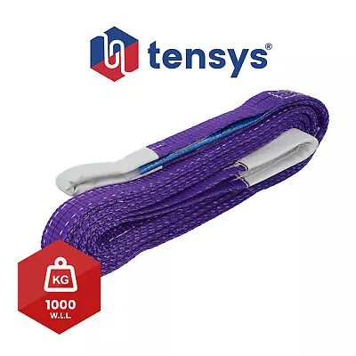 Duplex Webbing Lifting Sling 30mm Wide 1 Tonne WLL 7:1 Safety Factor • £2.15