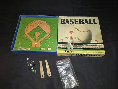 Vintage 1941 Milton Bradley Company Springfield MA Baseball Board Game #4032 • $89.99