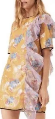 Bnwot Net A Porter Manoush Floral Burst Sequin Mini Dress Fr36 Uk8 Rrp £560 • £58