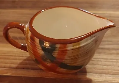 Vintage Metlox Vernonware Homespun Hand Painted Plaid Creamer • $14.99