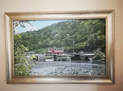 Acrylic On Board C1980  The Flat Bridge -  Jamaica  Jamaican Artist Ray Edwards • £185