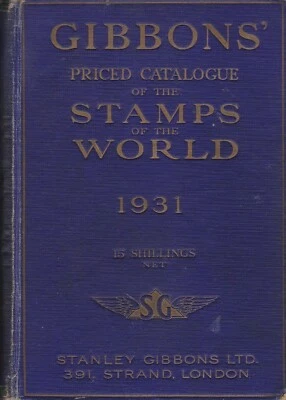 £8.99 • Buy Gibbons Priced Catalogue Of The Stamps Of The World 1931 Vintage Stamp Catalogue