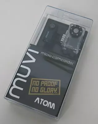 Veho Atom Muvi Micro Camcorder VCC-004-ATOM-NPNG With SD Card New Factory Sealed • $64.98