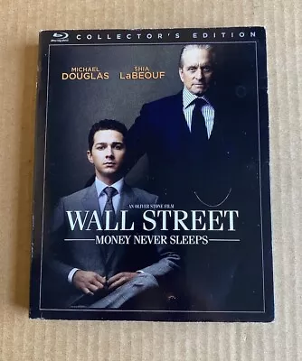 Wall Street: Money Never Sleeps (Blu-ray Disc 2010 2-Disc Set) With Slipcover • $4
