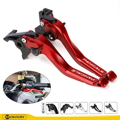 For Ducati 899/959/1199/1299 Panigale CNC Short Brake Clutch Levers Handles • $42.99