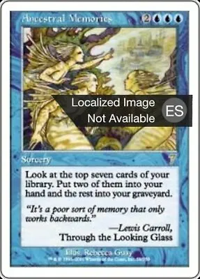 Ancestral Memories Seventh Edition SPANISH SIGNED SEE PICTURES MTG CARD • $8.49
