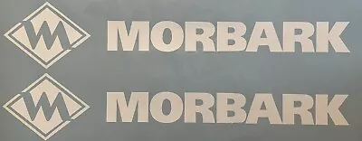 Morbark Wood Chipper White Vinyl Decal 36” Sticker (Set Of 2) Equipment Trailer • $39.95