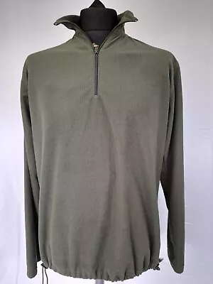 Mens Jack Pyke Long Sleeve Lightweight Fleece Top Size Medium Quarter Zip • £14.99