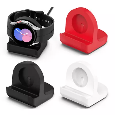 For Samsung Galaxy Watch 6 Classic Charger Silicone Dock Charging Stand Holder • $12.99