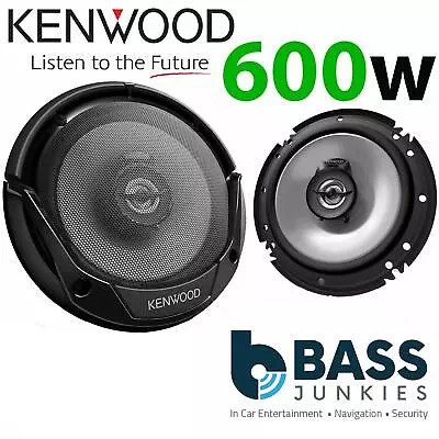 Kenwood 6.5  17cm 600 Watts Front Door Car Speakers For SAAB 93 9-3 2003 - 2014 • £33.99