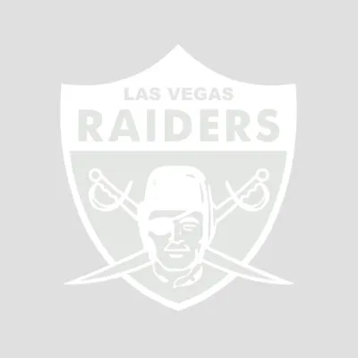 White Old School Raiders Logo Decal Sticker For Car Truck Las Vegas • $115.99