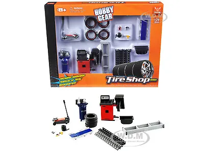 Repair Tire Shop Accessories Tool Set For 1/24 Scale Models Phoenix Toys 18422 • $19.99