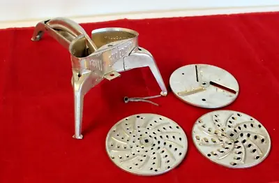 1950s Moulinex Mouli-Shredder + 3 Discs • $24.86