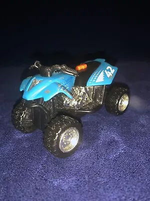 Mini Quad Atv 4-wheeler Toy Small 4” Toy Figure #42 Blue • $11.24