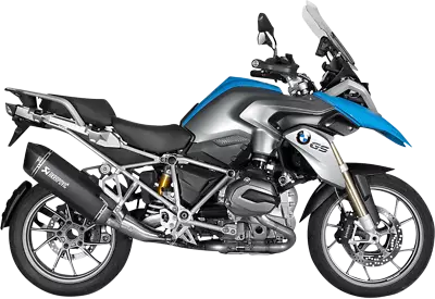 2015-2016 For BMW R 1200 GS AKRAPOVIC Muffler Black R1200GS/Adventure • $1260.95