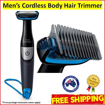 Philips Body Hair Shaver Trimmer Chest Legs Arms Hair Portable Cordless Battery • $59.95