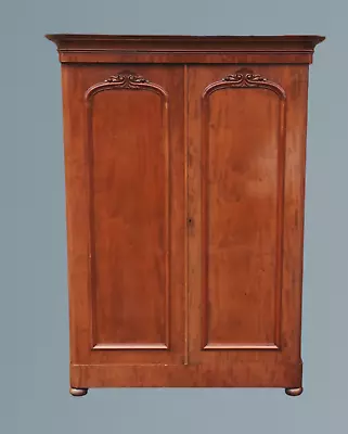 Victorian Mahogany Two Door Wardrobe • £575