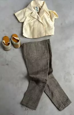 Vtg. Mary Hoyer Tagged Gray Pants White Shirt Shoes Clean Excellent Cond • $49.95