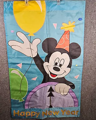 Disney Mickey Mouse Happy New Year House Flag - 27  X 44  Outdoor • $9.99
