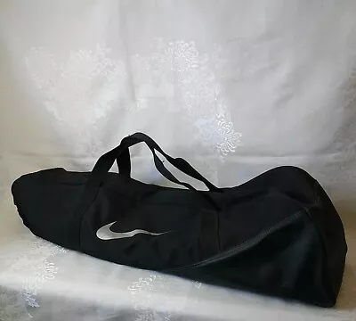 Nike Baseball Bat/Equipment 34  Black Bag Separate Bat Compartment Fence Clip • $11.99