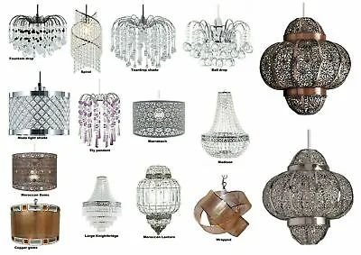 £16.99 • Buy New Chandelier Ceiling Light Shade Droplet Pendant Acrylic Crystal Lampshade