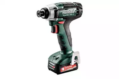 METABO IMPACT SCREWDRIVER 12V 115Nm 2x2.0Ah SSD 12 PowerMaxx Metabo MET6011145 • £175.89