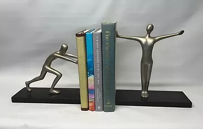 Modern Heavy Bookends Statue Sculpture Library Shelf Desk Decor Marble Pedestal • $59.77