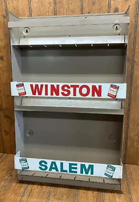 Vintage Winston Salem Cigarettes Metal Gas Station Store Display Advertising • $80