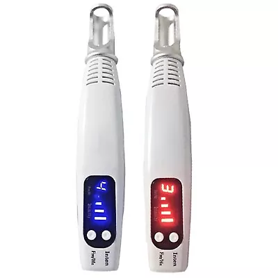 Red/Blue Light Picosecond Laser Tattoo Removal Pen Mole Dark Spot Remover Tool • $34.93