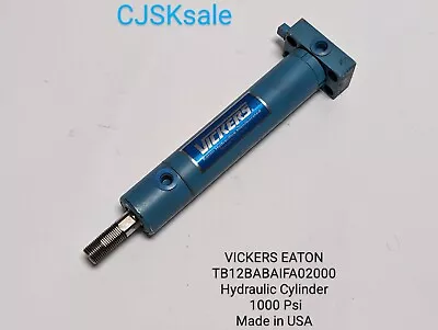 VICKERS EATON TB12BABAIFA02000 Hydraulic Cylinder 1000 Psi  (NEW). • $105