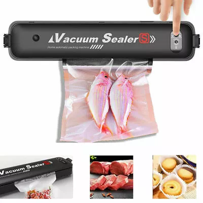 Automatic Food Vacuum Sealer Saver Sealing Meat Packer With 10 Pcs Saver • $18.58