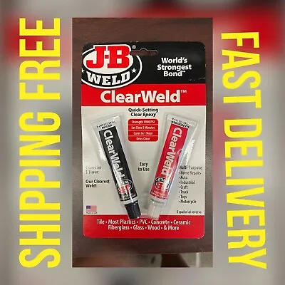 8212 J-B  ClearWeld Clear Epoxy • $8.45